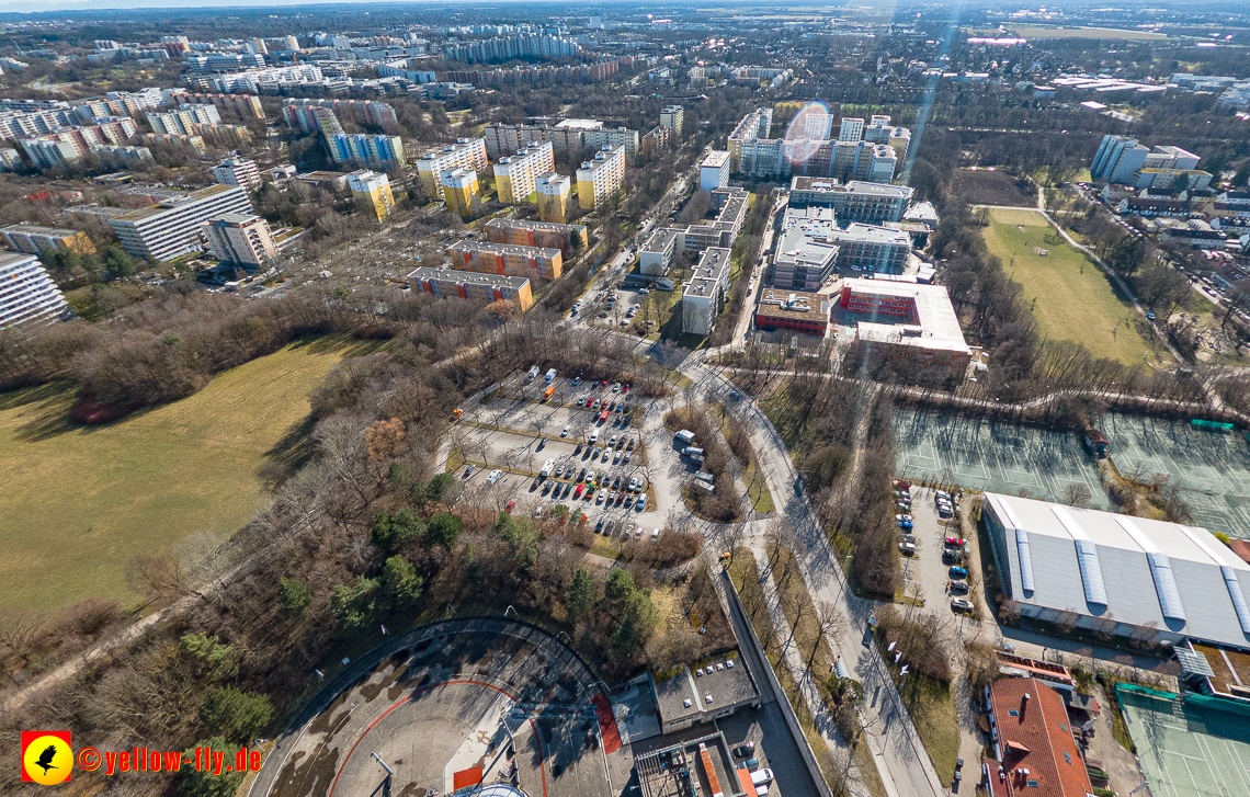 20.02.2023 - Baustelle zur Grundschule am Strehleranger in Neuperlach